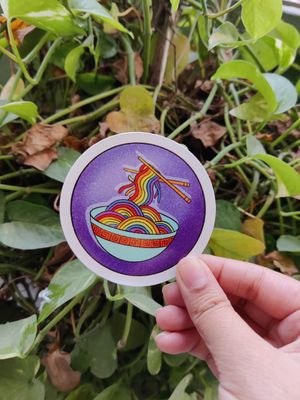 Pride noodles sticker